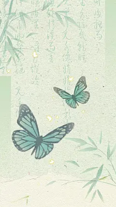 青橙色插画风看日出的少年手机壁纸