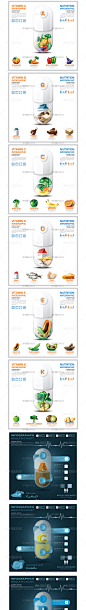 4016医学课件科研高清图标 PPT Keynote素材维生素生物钟健康食品- #保健食品# #设计# #海报# 