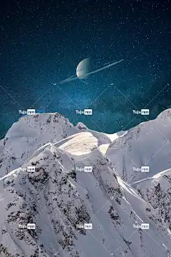 山 土星 空间 美丽的壁纸 景观 行星 锁屏壁纸 天文 宇宙