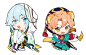 うりり 在 Twitter："看不清就瞎画了。。。还是画Q版比较爽… "