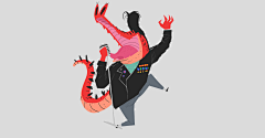 CHANNGING采集到插画男