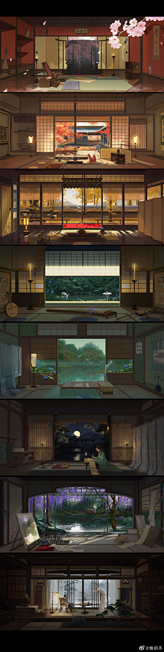 日式室内场景-花瓣网|陪你做生活的设计师 | 动态首页-哔哩哔哩
