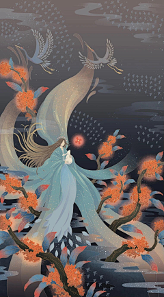 骑马的三金采集到插画场景