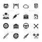 汽车服务图标设置——技术图标Auto Service Icons Set - Technology Icons汽车、汽车、汽车、电池、汽车、电脑、引擎,车库,装备,图标,说明,机器,维护,机械,部分象形图,活塞,维修,服务,扳手,火花,车站,工具,工具,传播,运输,矢量,汽车,工作,扳手 auto, automobile, automotive, battery, car, computer, engine, garage, gear, icon, illustration, machine, maint