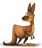 DAY 460. Kangaroo by Cryptid-Creations
