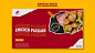 Fried chicken package banner template Free Psd