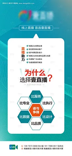 源文件下载【直播公司微推宣传海报】编号：10020010312567833