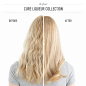 Drybar Cure Liqueur Restorative Pre-Shampoo Treatment Oil before and after image .