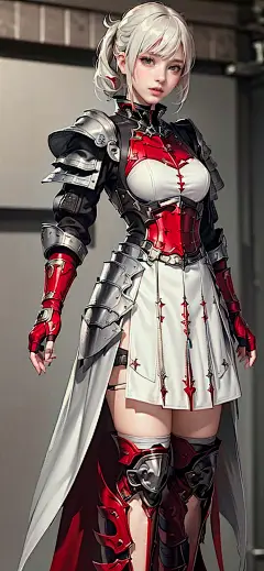 2K超清美女壁纸-红黑机能风-今日头条