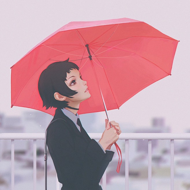 俄罗斯插画师Ilya Kuvshinov...