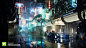 Blade Runner Fan-Art, Wiktor Öhman : This is a Blade Runner-inspired scene I created, using loads of Megascan's urban materials and assets. Rendered in Unreal Engine 4.