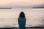 Looking out, woman, shoreline, back and seaside HD photo by W A T A R I (@watari) on Unsplash : Download this photo in Saint-Jean-de-Luz, France by W A T A R I (@watari)