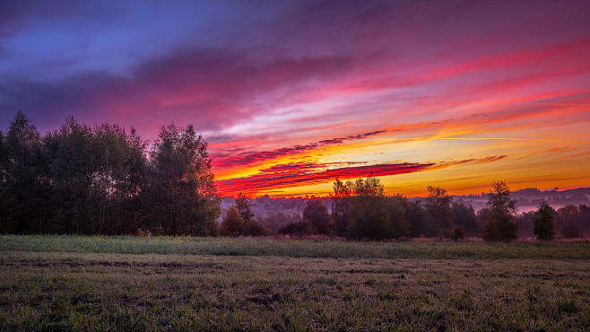 Beautiful sky in the...