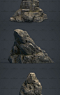 次世代石头3d模型贴图 3dsMax Fbx Obj 游戏美术场景建模参考素材-淘宝网
