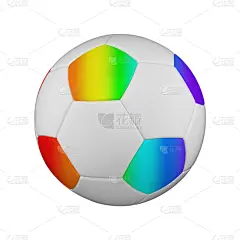运动,三维图形,绘画插图,足球,塔法里教教徒,分离着色,白色背景,全球通讯,写实