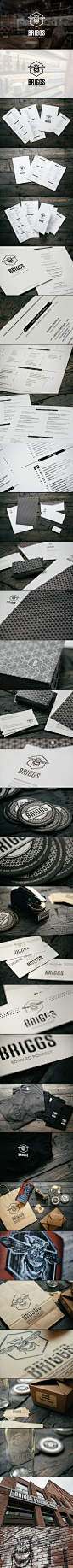 Let's meet at Briggs Kitchen bar for lunch | #stationary #corporate #design #corporatedesign #identity #branding #marketing < repinned by www.BlickeDeeler.de | Take a look at www.LogoGestaltung-Hamburg.de