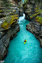 wowtastic-nature:? Athabasca Falls Canyon by Chris Burkard No cut, No edit. Posted as it was found on 500px.com