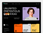 Oucher Web Site Design: Landing Page / Home Page UI
