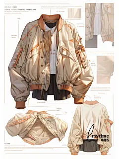 ai服装设计｜由midjourney生成的夹克款式图 - 小红书