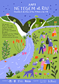 Together we clean the river on Behance