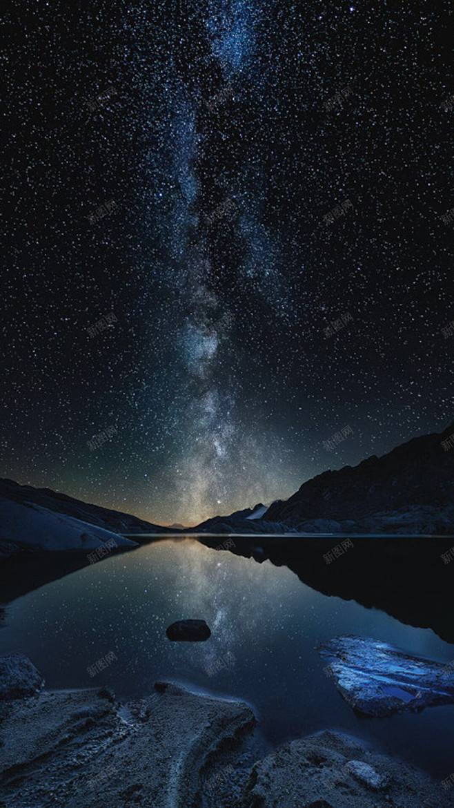 星空H5摄影背景素材高清素材 夜晚 摄影...