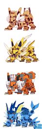 Pokémon x Zoids 口袋妖怪x 索斯机械兽 毫无违和感！