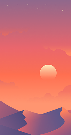 APP 背景素材 色调背景 扁平化背景 引导页背景-花瓣网|陪你做生活的设计师