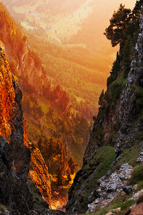 黄金峡谷，阿尔卑斯山，瑞士