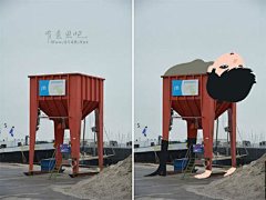 Tineke Meirink是一名来自荷兰的女插画师，在她的眼中，平凡的世界充满了各种想象、天真和小小的趣味。她尝试在照片上作画，在那些随处看见的街景中、物品上添上几笔，就能让无聊变得有趣。Tineke想告诉人们的是：有时候停下脚步看一看周围的世界，借助俏皮的想象力将我们生活中常见的物体，融合别的元素将“它们”的本身还原，你会发现更多乐趣。她希望它们使人们认识到任何事物都有它的美丽。