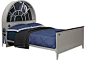 <i>Star Wars< i> Millennium Falcon™ Gray 3 Pc Full Bookcase Bed   - Full Beds Colors