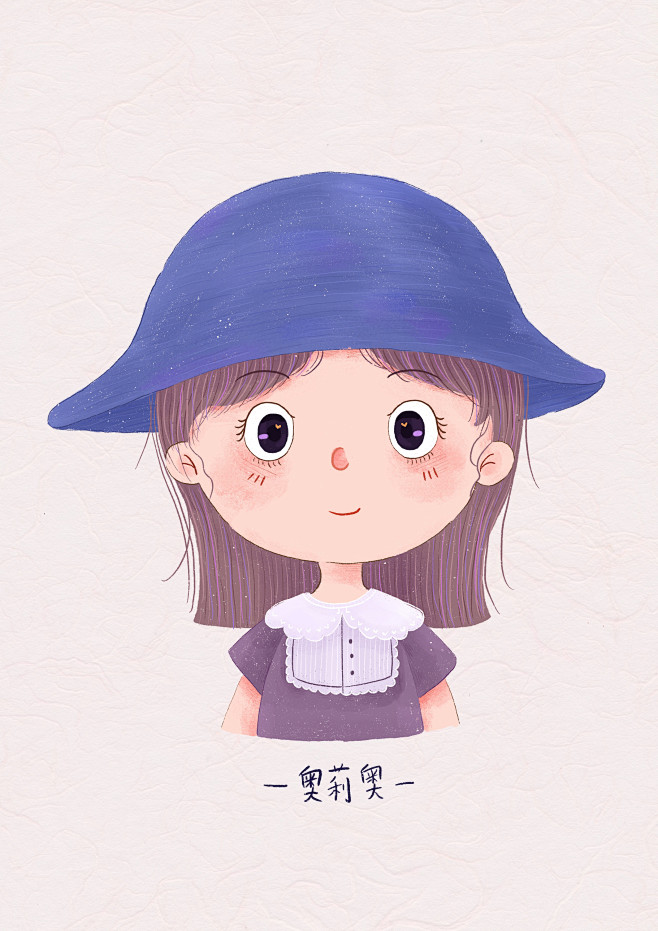 人物半身像人物穿搭可爱头像小女孩女生