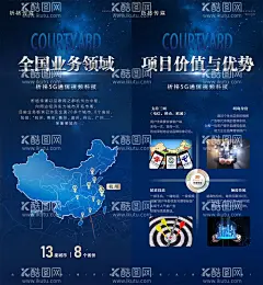 地图优势价值系列海报  - 源文件下载【酷图网】海报,房地产,地图,优势,价值点,系列,品牌,