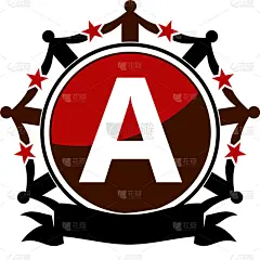 品牌名称,合作系列,分离着色,商务,会议,矢量,标志,抽象,联系,合伙