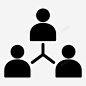 群社交网络社交媒体图标 icon 标识 标志 UI图标 设计图片 免费下载 页面网页 平面电商 创意素材