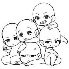 net采集pia唧采集到q版线稿1q版人体采集pia唧采集到q版线稿2q版小人