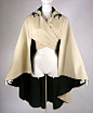 Costumery : Reville & Rossiter Ltd. cashmere and velvet cloak with silk taffeta lining, c. 1912