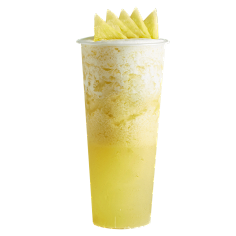1500x1500 凤梨奶盖茶 - 抖音爆款网红奶茶鲜榨果汁甜品水果茶饮美团