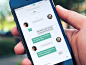 Messaging app UI