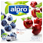 Alpro樱桃和蓝莓酸奶替代品