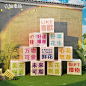 网红公仔互动打卡拍照区布置背景户外露营风 - 小红书