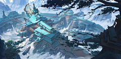 雪代阿巴阿巴采集到场景插画