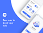 Ride Sharing Mobile App UI UX