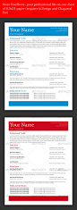 OneSheet Resume Design Two Pack - GraphicRiver Item for Sale