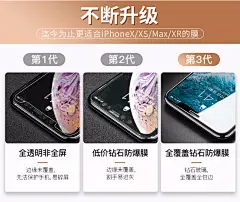 苹果X钢化膜iPhoneX手机XR贴膜Max全屏覆盖iPhoneXR蓝光iPhoneXMax全包iPhone防窥膜Xs屏保iPhones防窥 (2)