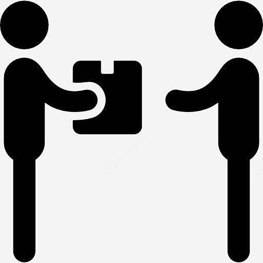送货上门的服务图标png免抠素材_新图网 https://ixintu.com 人 箱 盒 包装 交货