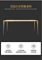 冬熊轻奢岩板餐桌椅组合高档极简意式风小户型亮光长方形现代简约-tmall.com天猫