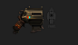 GUNS! Colour , Luke Viljoen : Colour versions of some Hero Grinder guns.
Hero Grinder is a top down, turn based strategy MMO, in development.
Site: http://www.herogrinder.com/
Twitter: @Hero_Grinder

So Some of the constraints for theses weapon designs:

