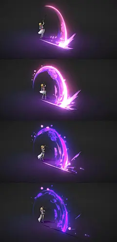 波纹扭曲 玫瑰刀光
