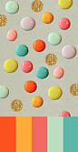 Color Study, from Pinegate Road  Really love these colours for kitchen and bathroom, oh and bedrooms and...: 