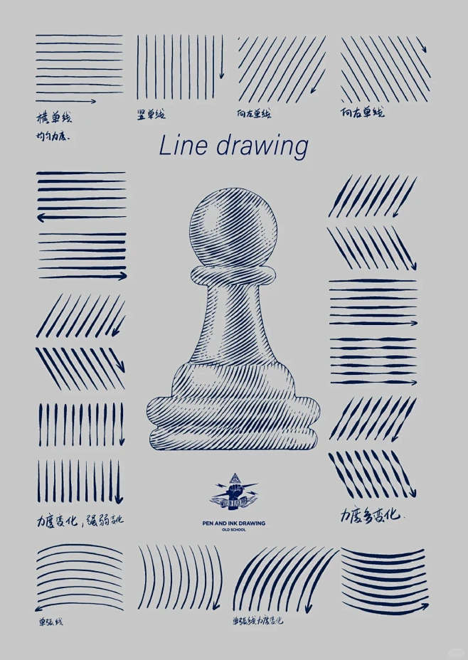 简单钢笔画控笔练习 - 小红书-花瓣网